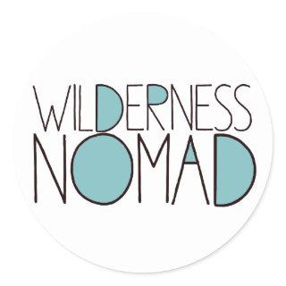 Wilderness Nomad Classic Round Sticker