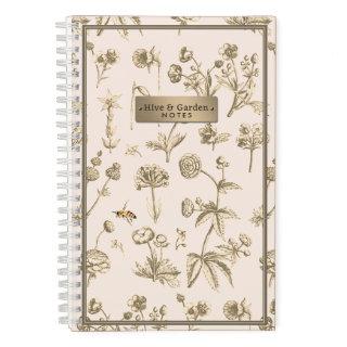 Wildflower Notebook Little Bee Beekeeper Gardeners