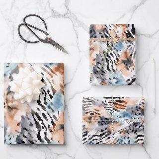 Wildlife Safari Animals Furs Prints Patterns  Sheets