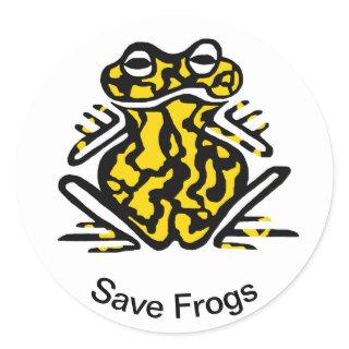 Wildlife - Save  FROGS- Australia - Nature Classic Round Sticker