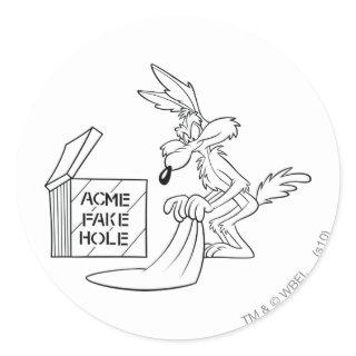 WILE E. COYOTE™ Acme Products 7 Classic Round Sticker