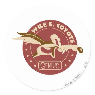 WILE E. COYOTE™ Genius Classic Round Sticker