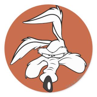 WILE E. COYOTE™ Head Shot Classic Round Sticker