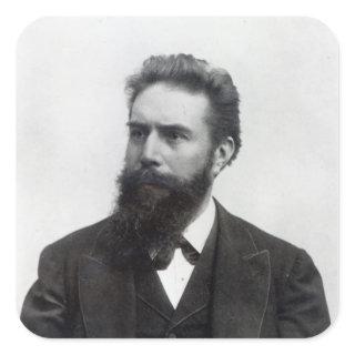Wilhelm Rontgen Square Sticker