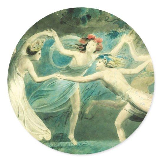 William Blake Midsummer Night’s Dream Classic Round Sticker