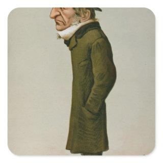 William Ewart Gladstone Square Sticker