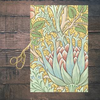 William Morris Artichoke Botanical Pattern Revisit Tissue Paper
