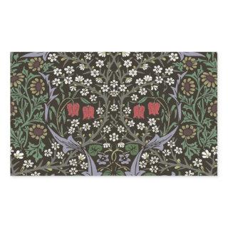 William Morris Blackthorn Tapestry Floral Rectangular Sticker