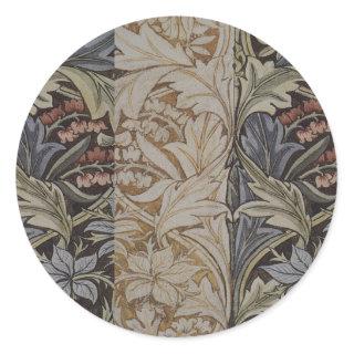 William Morris Bluebell Tapestry  Classic Round Sticker