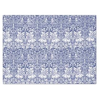 William Morris Brother Rabbit Blue Vintage Pattern Tissue Paper