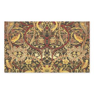 William Morris Bullerswood Faux Tapestry  Rectangular Sticker