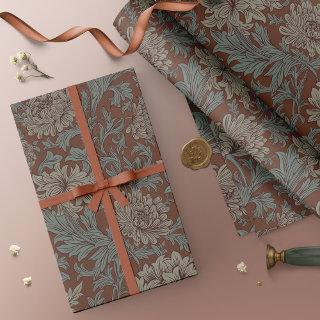 William Morris Chrysanthemum Pattern Wrapping Pape