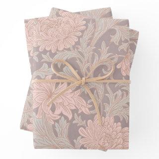 William Morris Chrysanthemum Pattern Wrapping Pape  Sheets