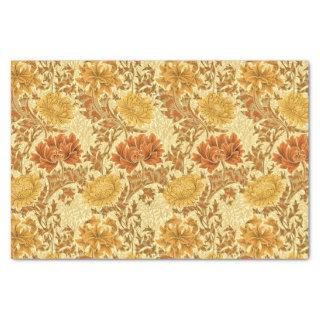 William Morris Chrysanthemums, Mustard Gold Tissue Paper