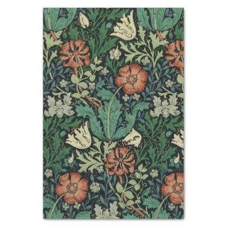 William Morris Compton Floral Art Nouveau Pattern Tissue Paper
