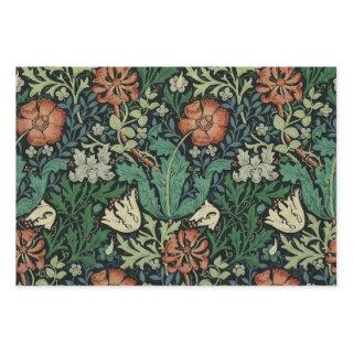 William Morris Compton Floral Art Nouveau Pattern  Sheets