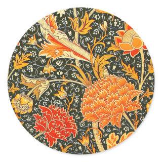 William Morris Cray Wallpaper Pattern Classic Round Sticker