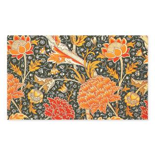 William Morris Cray Wallpaper Pattern Rectangular Sticker