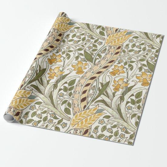 William Morris Daffodil Garden Flower Classic Bota