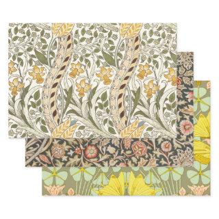 William Morris Daffodil Garden Flower Classic Bota  Sheets