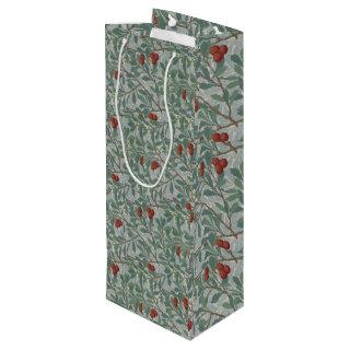 William Morris Decorative Art Arbutus Pattern Wine Gift Bag