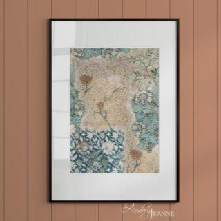William Morris Floral Cottagecore Garden Decoupage Tissue Paper
