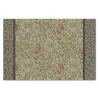 William Morris Floral lily willow art print design Tissue Paper