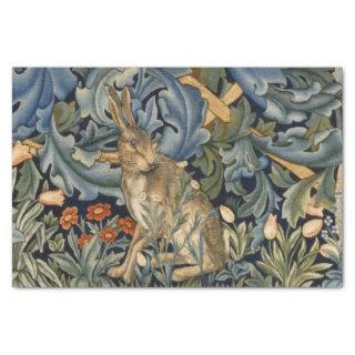 William Morris Forest Rabbit Floral Art Nouveau Tissue Paper