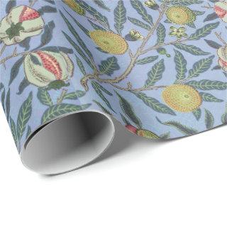 William Morris Fruit Pomegranate Blue Ornament