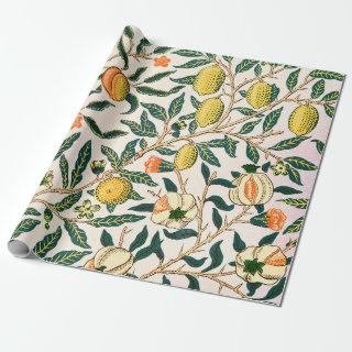 William Morris Fruit Pomegranate White Ornament