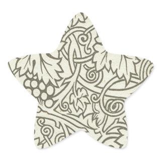 William Morris Grapevine Sage Wallpaper Star Sticker