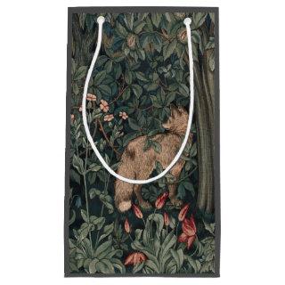 William Morris Greenery Fox Wildlife  Small Gift Bag