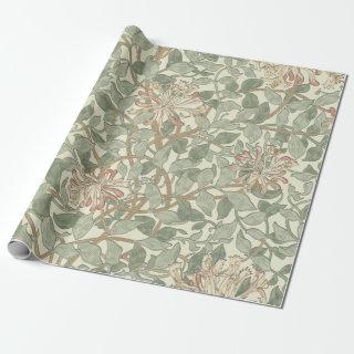 William Morris Honeysuckle Flower Wallpaper