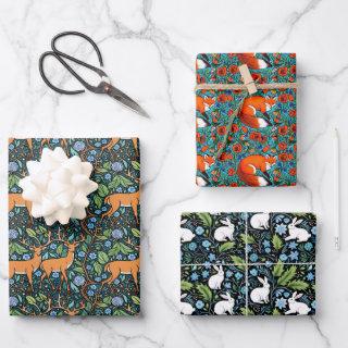 William Morris Inspired Deer,  Fox & Rabbit  Sheets