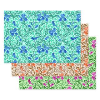 William Morris Irises, Pastel Colors  Sheets