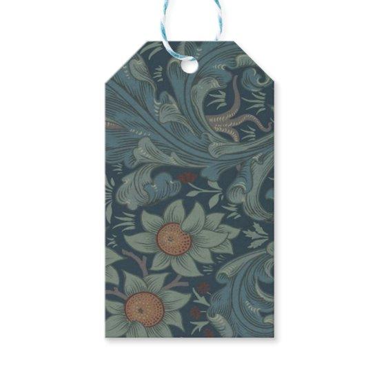 William Morris Orchard Pattern Art Gift Tags