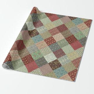 William Morris Patchwork Quilt Paper Wrap