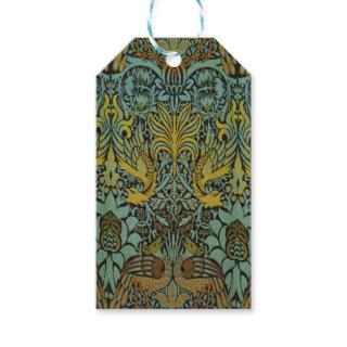 William Morris Peacock Dragon Wallpaper  Gift Tags