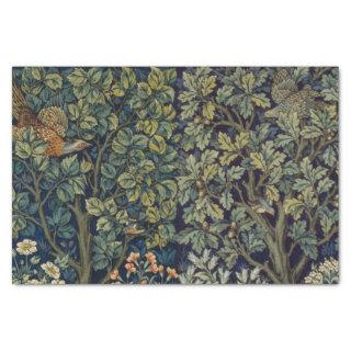 William Morris Pheasant Bird Tree Botanical Tissue Paper