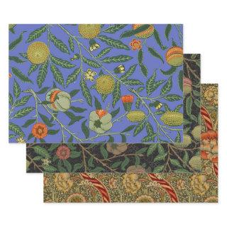 William Morris Pomegranate Blue Colorful Wallpaper  Sheets