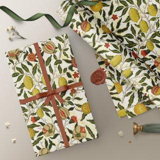 William Morris Pomegranate Lemons Fruits Pattern