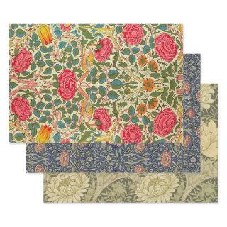 William Morris Rose Floral Chintz Pink  Sheets