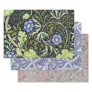 William Morris Seaweed Antique Flower  Sheets