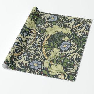 William Morris Seaweed Pattern Floral Vintage Art