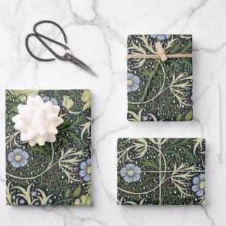 William Morris Seaweed Pattern Floral Vintage Art  Sheets