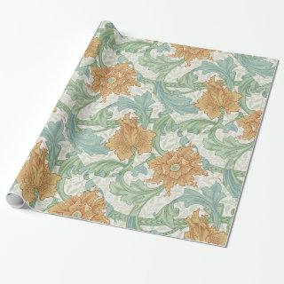 William Morris Single Stem Floral Pattern