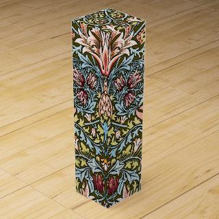 William Morris Snakeshead Floral Pattern Wine Gift Box