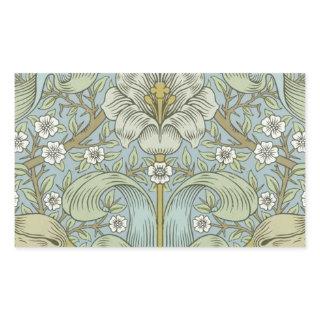 William Morris Spring Thicket Classic Pattern Rectangular Sticker