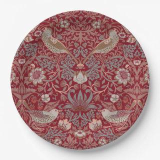 William Morris Strawberry Thief  Paper Plates