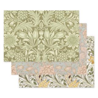 William Morris Sunflower Green Flower   Sheets